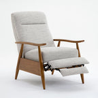 Fauteuil inclinable Taylor Wood Arm Push Back en tissu haute performance de Greyson Living