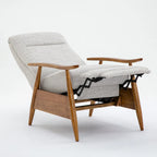 Fauteuil inclinable Taylor Wood Arm Push Back en tissu haute performance de Greyson Living