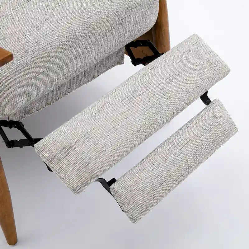 Fauteuil inclinable Taylor Wood Arm Push Back en tissu haute performance de Greyson Living