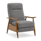 Fauteuil inclinable Taylor Wood Arm Push Back en tissu haute performance de Greyson Living