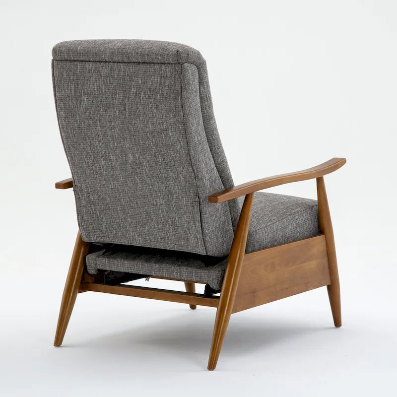 Fauteuil inclinable Taylor Wood Arm Push Back en tissu haute performance de Greyson Living