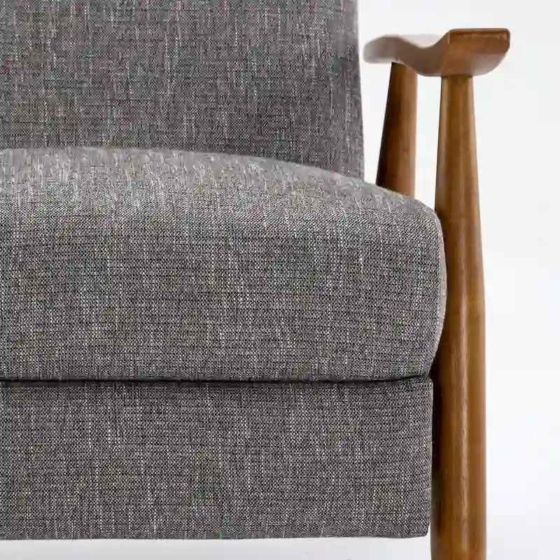 Fauteuil inclinable Taylor Wood Arm Push Back en tissu haute performance de Greyson Living