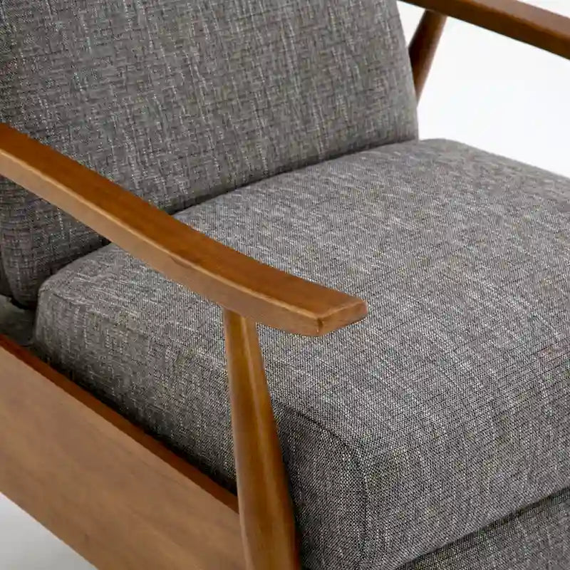 Fauteuil inclinable Taylor Wood Arm Push Back en tissu haute performance de Greyson Living