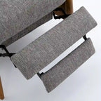 Fauteuil inclinable Taylor Wood Arm Push Back en tissu haute performance de Greyson Living
