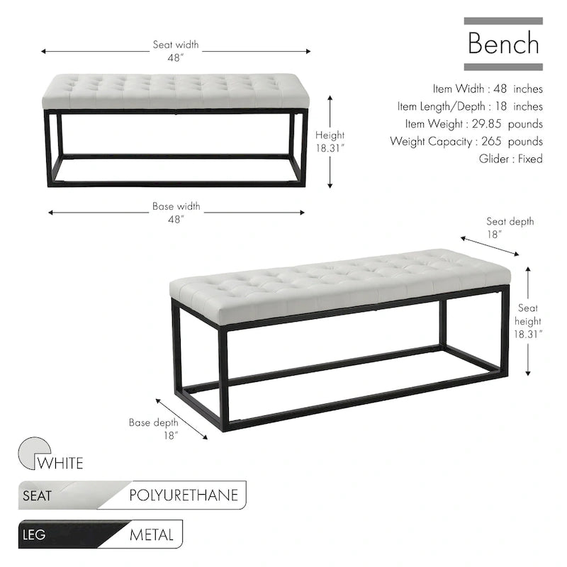 Banc d'appoint Marlena Porthos Home