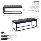 Banc d'appoint Marlena Porthos Home
