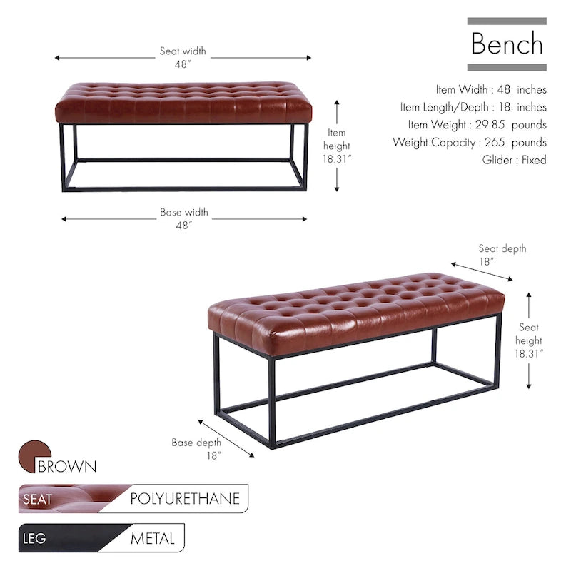 Banc d'appoint Marlena Porthos Home