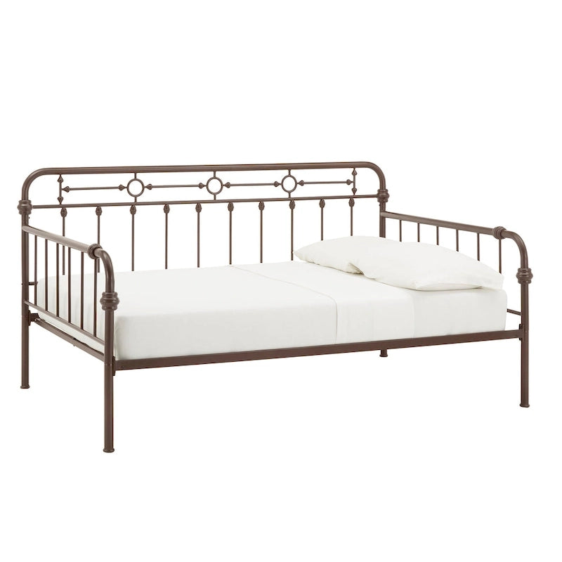 Lit de repos pleine grandeur en métal bronze Darren par iNSPIRE Q Classic
