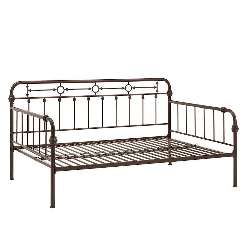 Lit de repos pleine grandeur en métal bronze Darren par iNSPIRE Q Classic