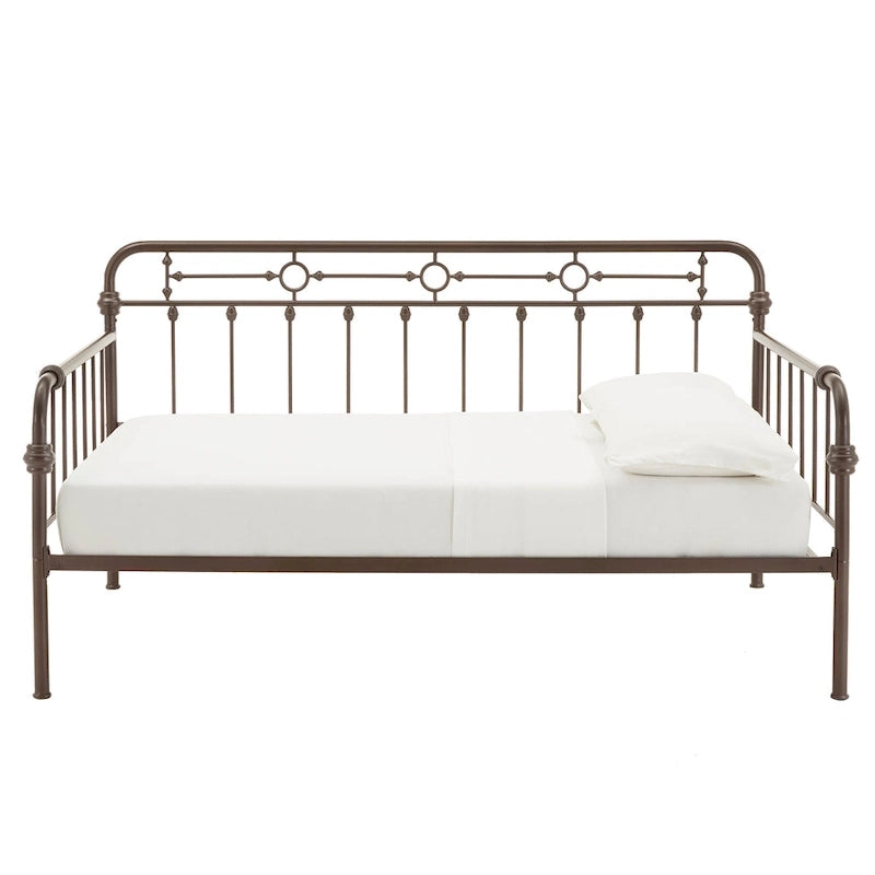 Lit de repos pleine grandeur en métal bronze Darren par iNSPIRE Q Classic