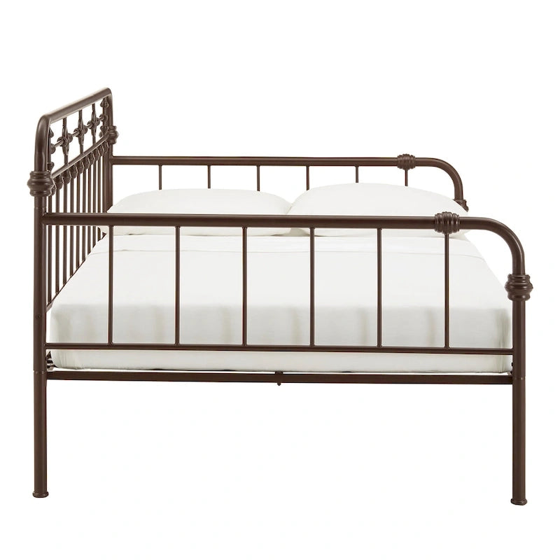Lit de repos pleine grandeur en métal bronze Darren par iNSPIRE Q Classic
