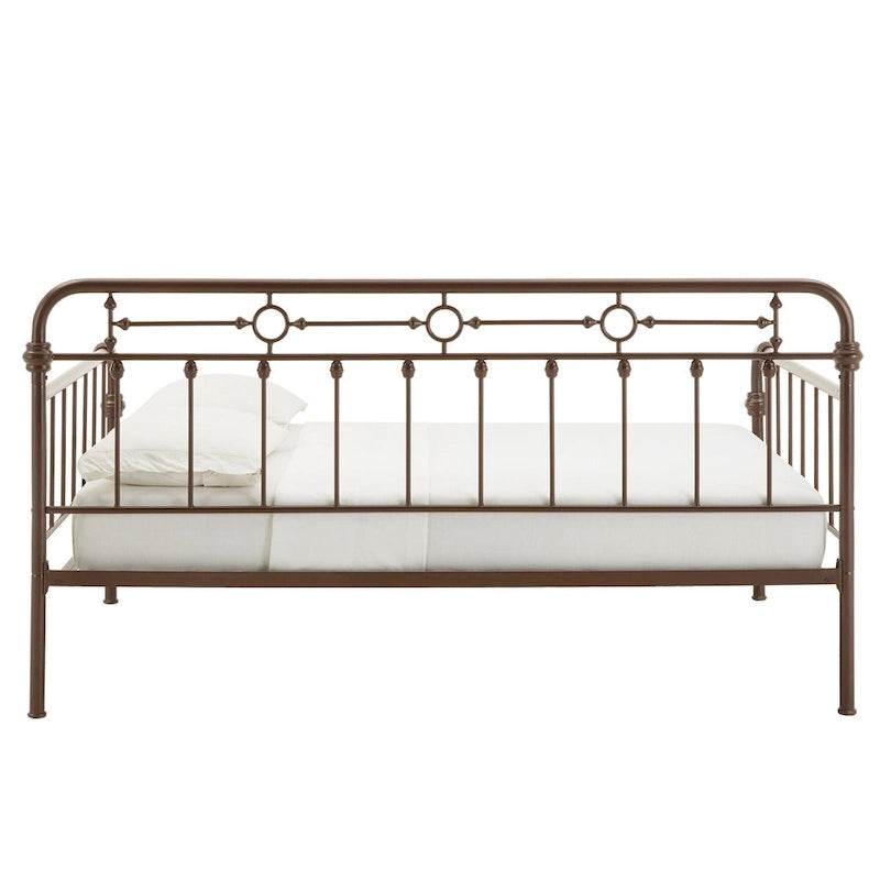 Lit de repos pleine grandeur en métal bronze Darren par iNSPIRE Q Classic