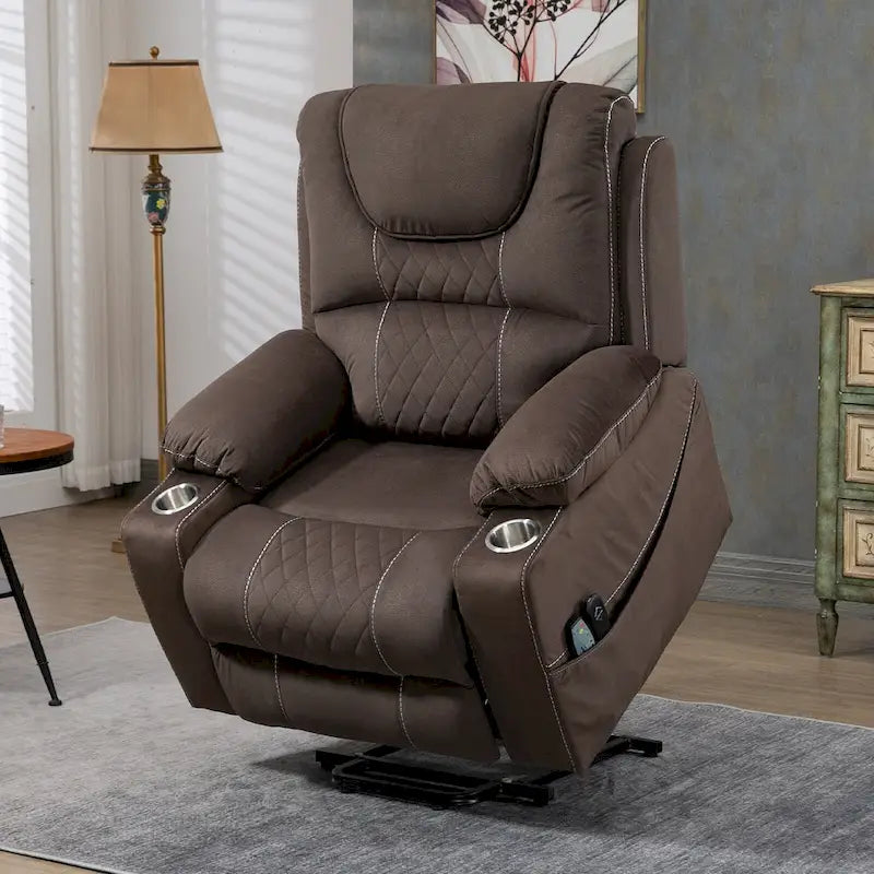 Fauteuil inclinable électrique surdimensionné Fauteuil élévateur électrique pour personnes âgées, 180 kg