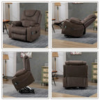 Fauteuil inclinable électrique surdimensionné Fauteuil élévateur électrique pour personnes âgées, 180 kg