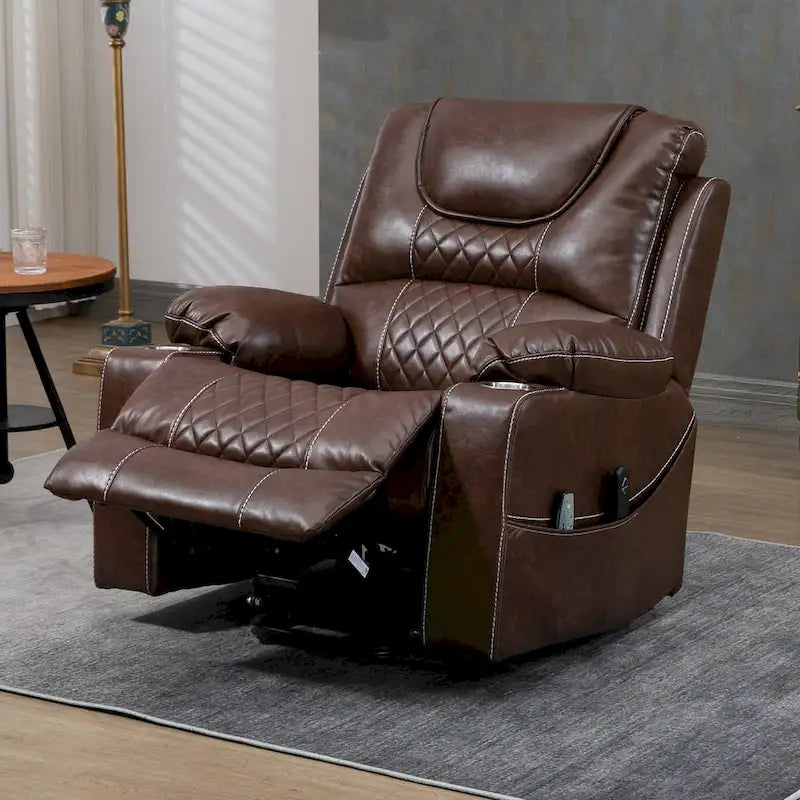 Fauteuil inclinable électrique surdimensionné Fauteuil élévateur électrique pour personnes âgées, 180 kg