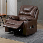 Fauteuil inclinable électrique surdimensionné Fauteuil élévateur électrique pour personnes âgées, 180 kg