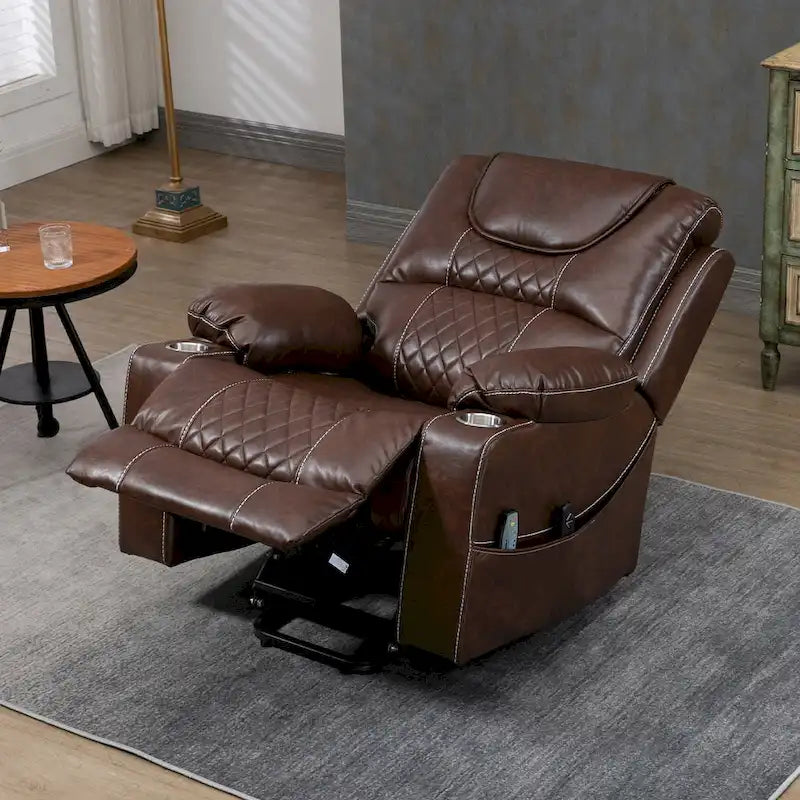 Fauteuil inclinable électrique surdimensionné Fauteuil élévateur électrique pour personnes âgées, 180 kg