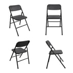 Ensemble table pliante en vinyle et chaises en tissu 5 pièces COSCO - 5 pièces
