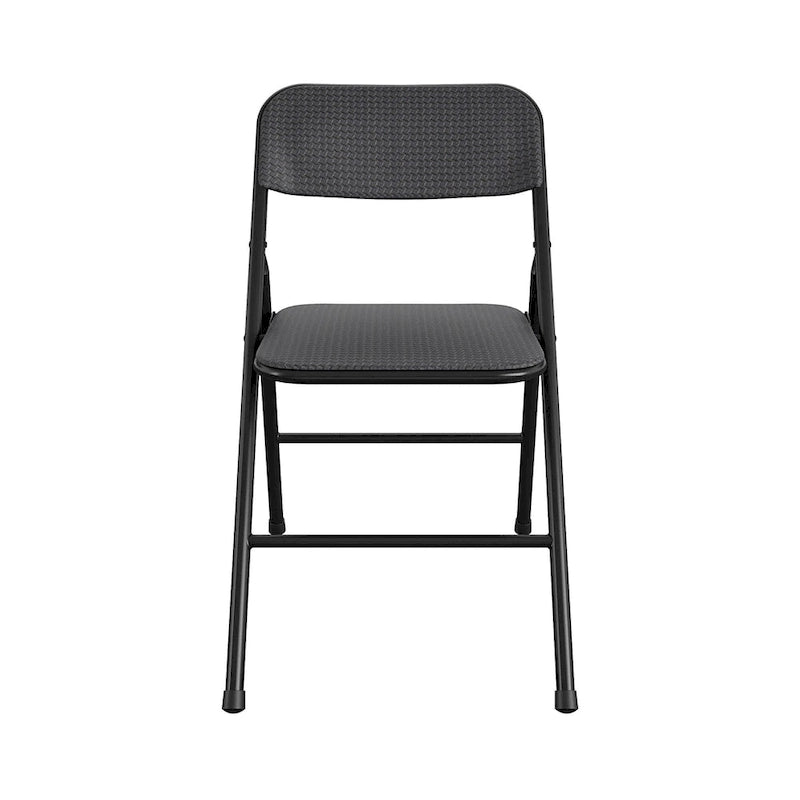 Ensemble table pliante en vinyle et chaises en tissu 5 pièces COSCO - 5 pièces