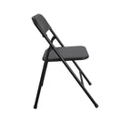 Ensemble table pliante en vinyle et chaises en tissu 5 pièces COSCO - 5 pièces