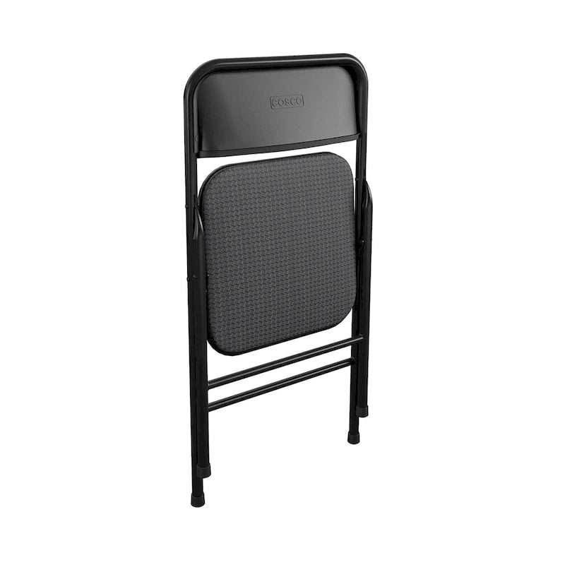 Ensemble table pliante en vinyle et chaises en tissu 5 pièces COSCO - 5 pièces