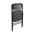 Ensemble table pliante en vinyle et chaises en tissu 5 pièces COSCO - 5 pièces