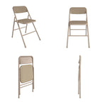 Ensemble table pliante en vinyle et chaises en tissu 5 pièces COSCO - 5 pièces