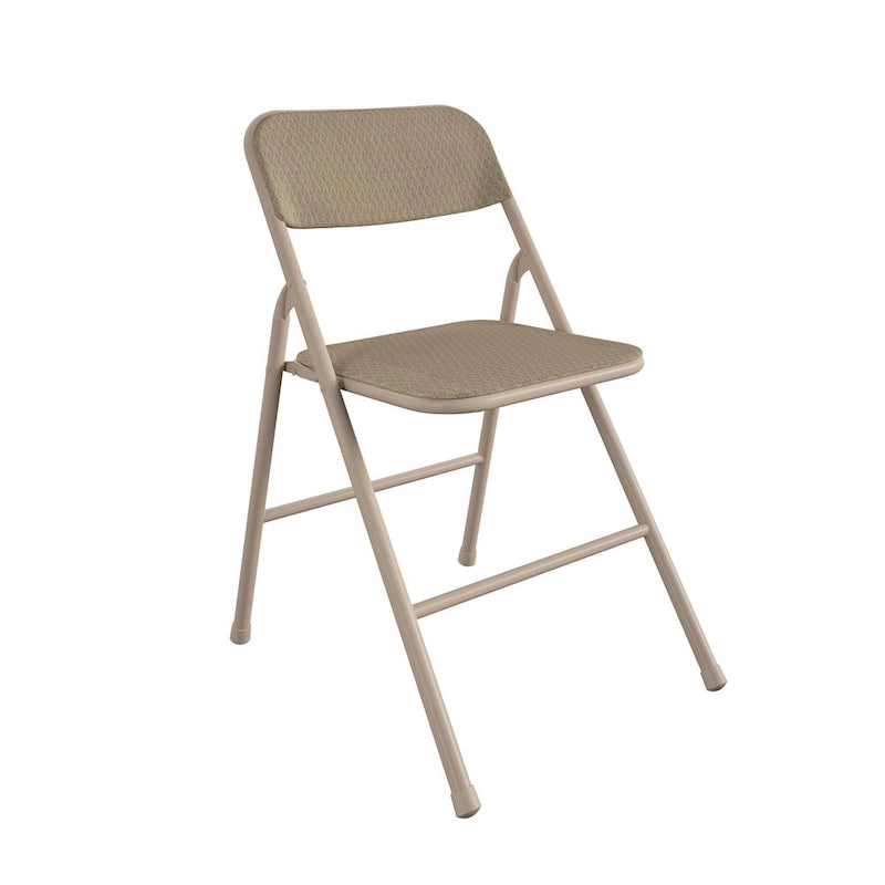 Ensemble table pliante en vinyle et chaises en tissu 5 pièces COSCO - 5 pièces