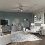 Ensemble de chambre 6 pièces pleine/grand lit Somerset par Bush Furniture