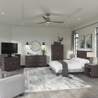 Ensemble de chambre 6 pièces pleine/grand lit Somerset par Bush Furniture
