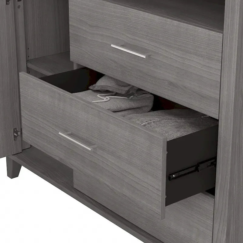 Ensemble de chambre 6 pièces pleine/grand lit Somerset par Bush Furniture