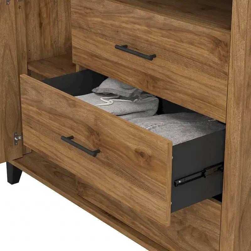 Ensemble de chambre 6 pièces pleine/grand lit Somerset par Bush Furniture