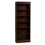 Bibliothèque 84 po au fini bois brun – Un seul utilisateur