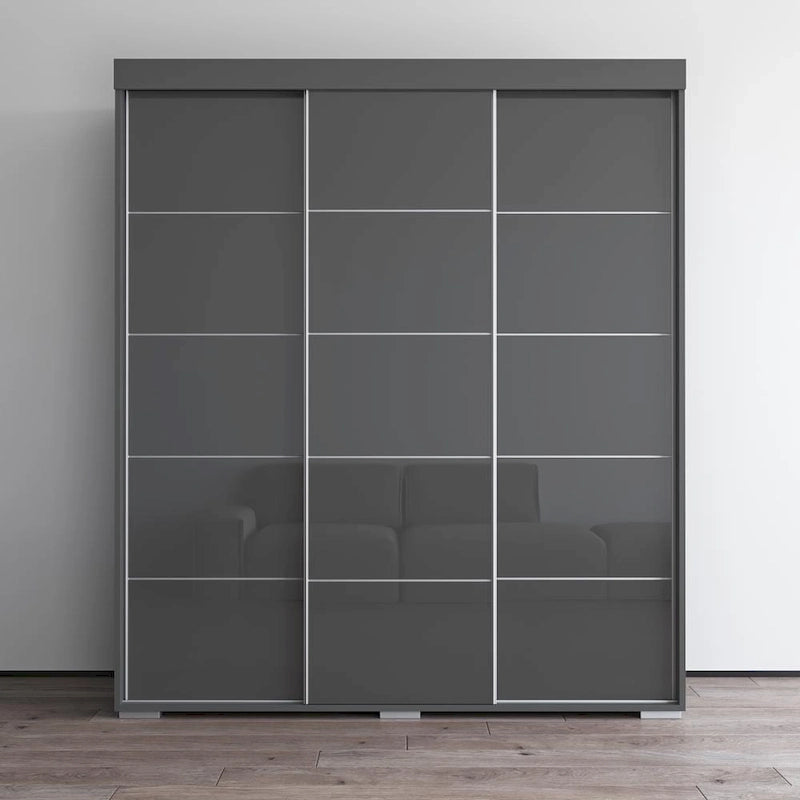 Armoire moderne brillante Copper Grove Parasol 71 pouces