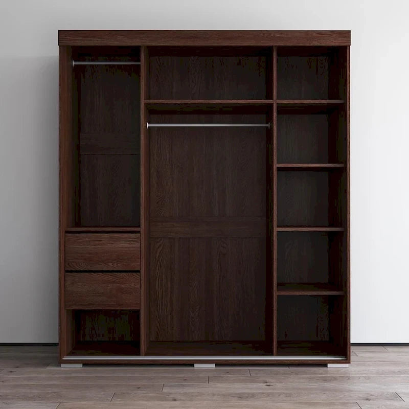 Armoire moderne brillante Copper Grove Parasol 71 pouces