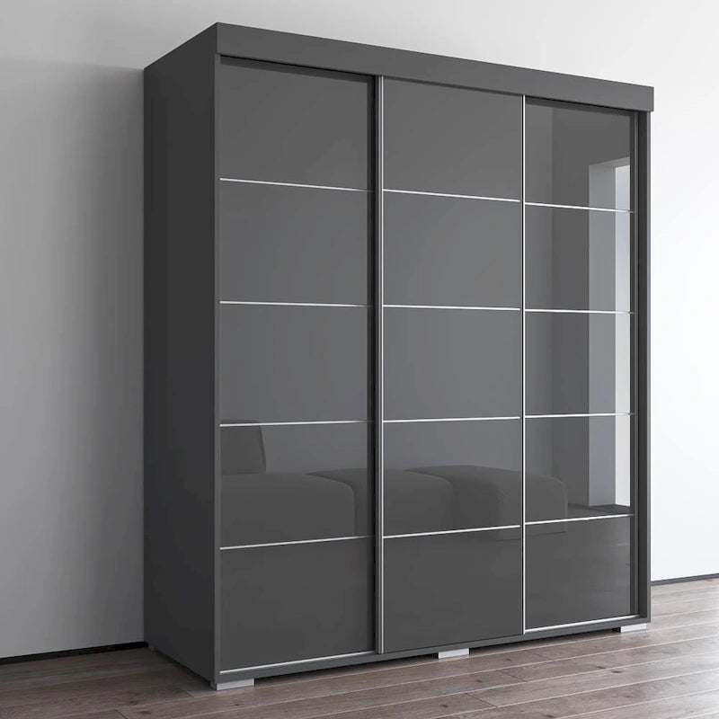 Armoire moderne brillante Copper Grove Parasol 71 pouces