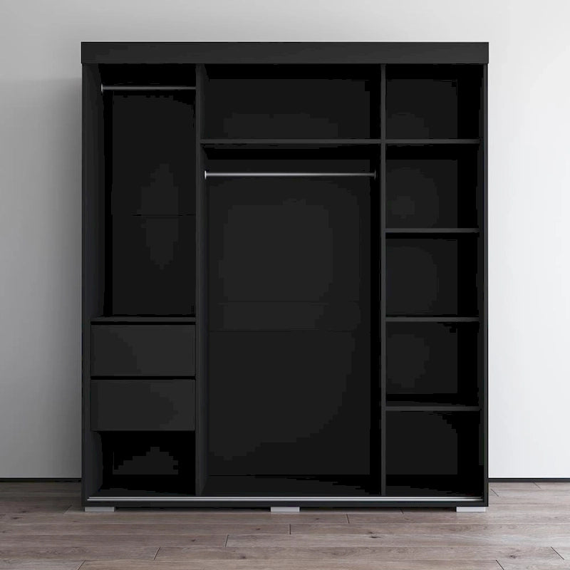 Armoire moderne brillante Copper Grove Parasol 71 pouces