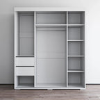 Armoire moderne brillante Copper Grove Parasol 71 pouces