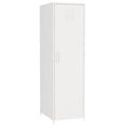 Casier métallique pour enfant avec tringle – Blanc / Rouge / Bleu / Jaune, simple