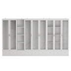 Armoires de rangement polyvalentes pour plusieurs unités Armoire blanche