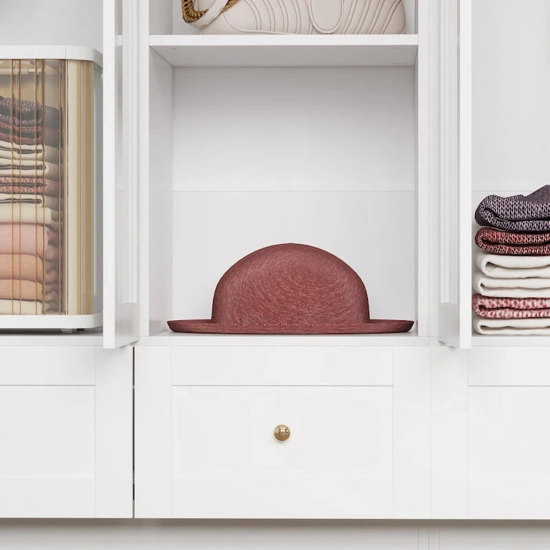 Armoires de rangement polyvalentes pour plusieurs unités Armoire blanche
