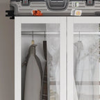 Armoires de rangement polyvalentes pour plusieurs unités Armoire blanche