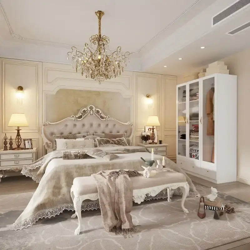 Armoires de rangement polyvalentes pour plusieurs unités Armoire blanche