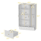 Armoires de rangement polyvalentes pour plusieurs unités Armoire blanche