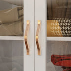Armoires de rangement polyvalentes pour plusieurs unités Armoire blanche