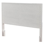 Tête de lit Origins d'Alpine White Pearl Wood en blanc