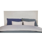 Tête de lit Origins d'Alpine White Pearl Wood en blanc