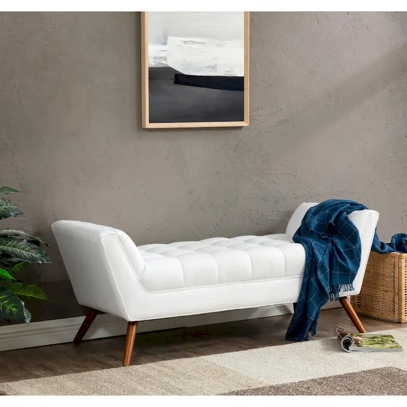 Banc touffeté Mlfrid SAFAVIEH Couture - 53,2 L x 20,9 P x 20,9 H - 53Lx21Px21H