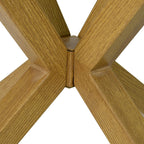 Table à manger en verre ronde de 39 po – 39 x 39 x 30 po