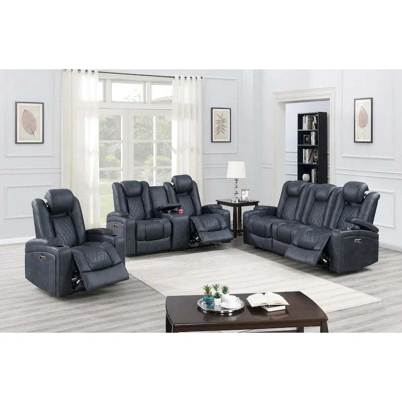 Fauteuil inclinable électrique avec porte-gobelets